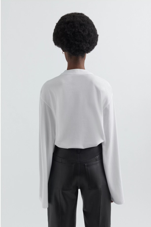 Local T-shirt Met Lange Mouwen Axel Arigato Wit