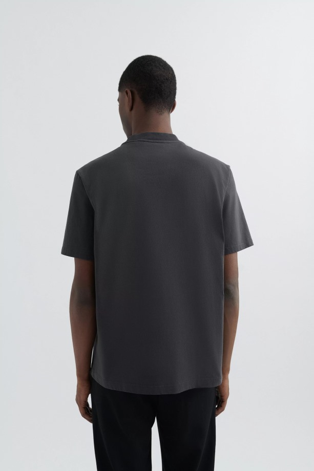 Signature T-shirt Axel Arigato Vervaagd Zwart