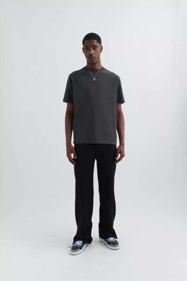 Signature T-shirt Axel Arigato Vervaagd Zwart