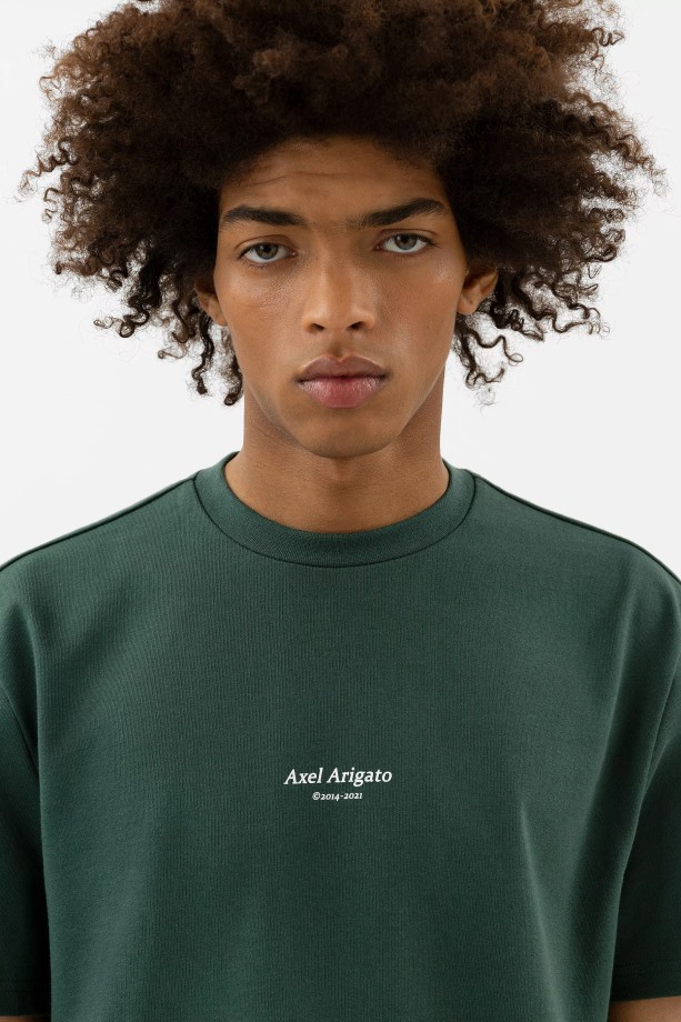 Focus Logo T-shirt Groen Axel Arigato