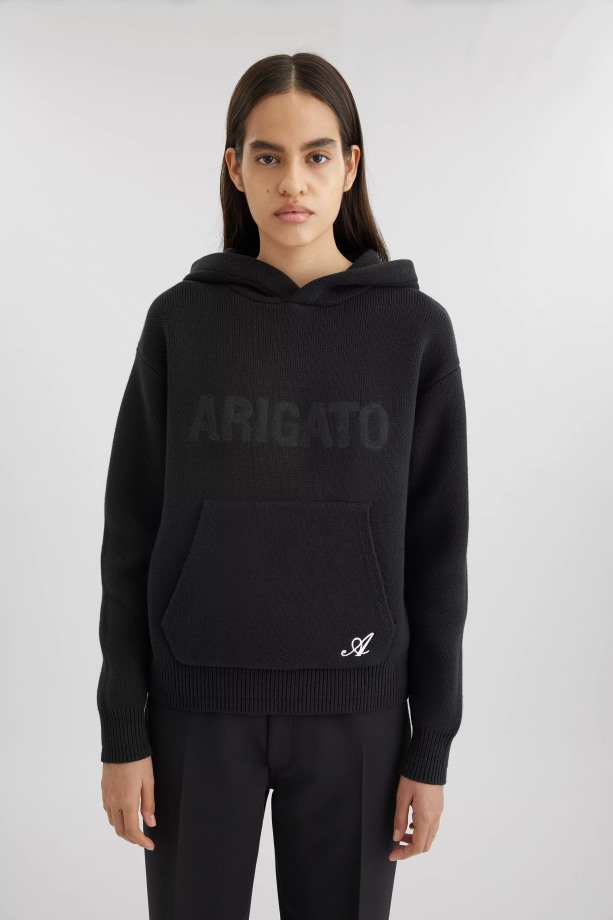 District Hoodie Axel Arigato Vervaagd Zwart