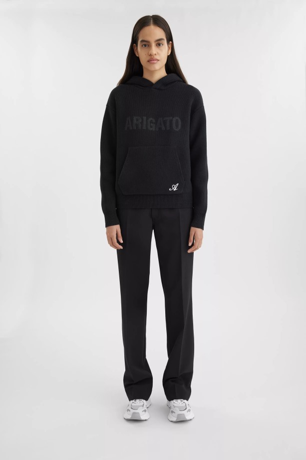 District Hoodie Axel Arigato Vervaagd Zwart