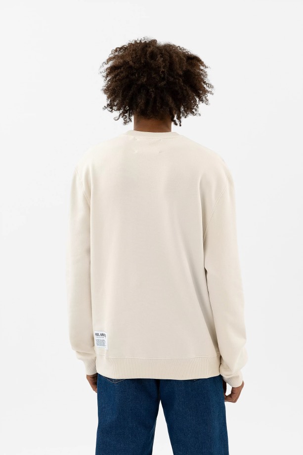 Varsity Bee Bird Sweatshirt Lichtbeige Axel Arigato