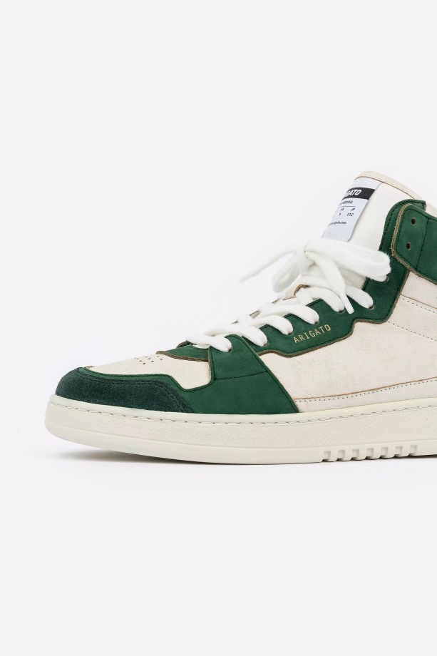 Axel Arigato Dice Hi Sneaker Wit Kale Groen