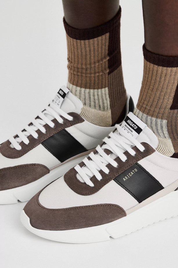 Axel Arigato Wit Beige Bruin Genesis Vintage Loper