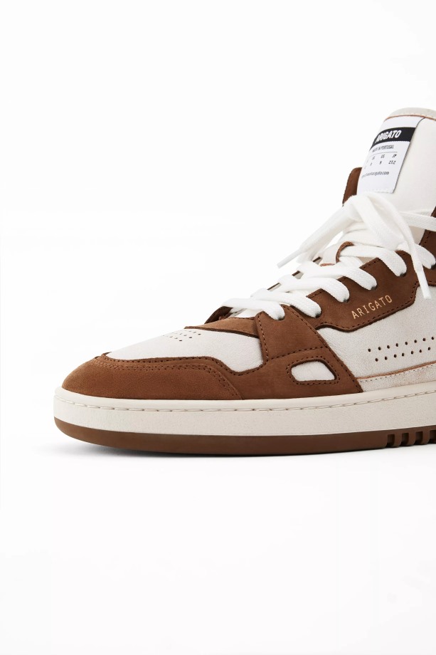 Axel Arigato Beige Bruine Dice Hi Sneaker