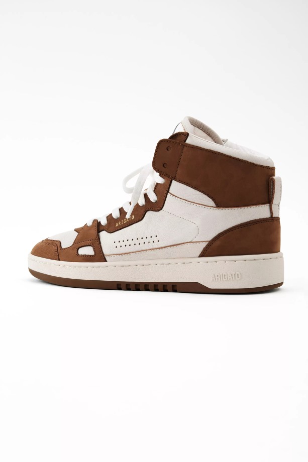 Axel Arigato Beige Bruine Dice Hi Sneaker