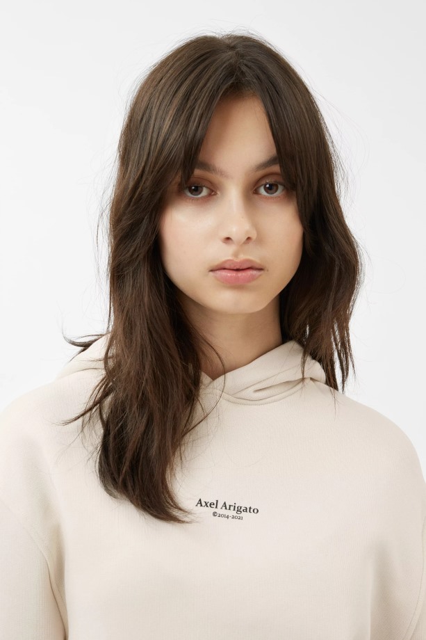 Focus Logo Hoodie Axel Arigato Lichtbeige