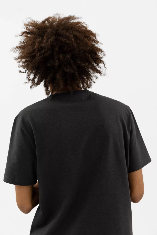 Focus Logo T-shirt Axel Arigato Vervaagd Zwart