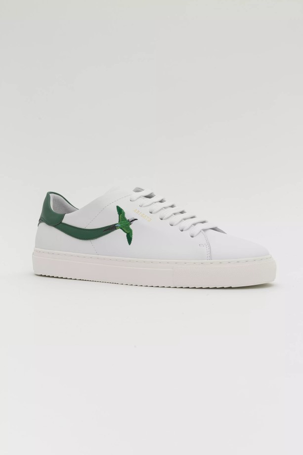 Clean 90 Stripe Bee Bird Witte Boerenkool Groen Axel Arigato
