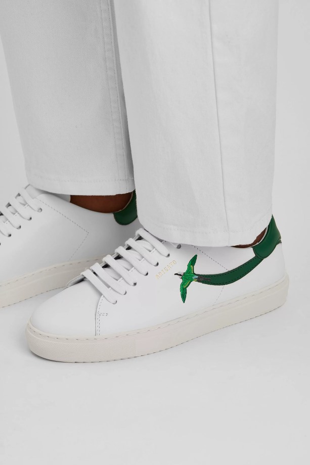 Clean 90 Stripe Bee Bird Witte Boerenkool Groen Axel Arigato