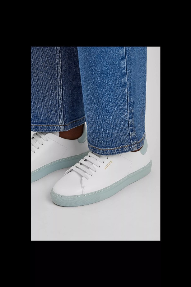 Axel Arigato Clean 90 Vegan Witte Stoffige Salie