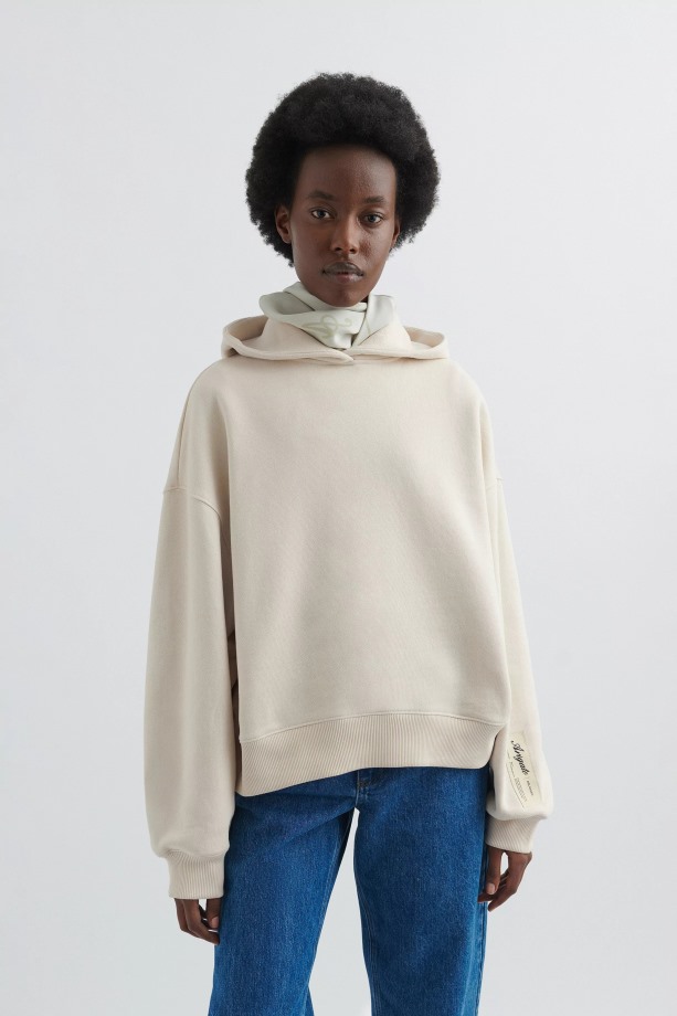 Axel Arigato Lichtbeige Lokale Hoodie