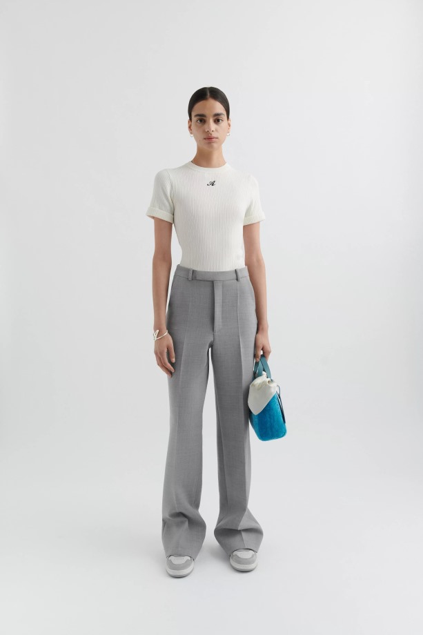 Axel Arigato Ecru Eer Gebreid T-shirt