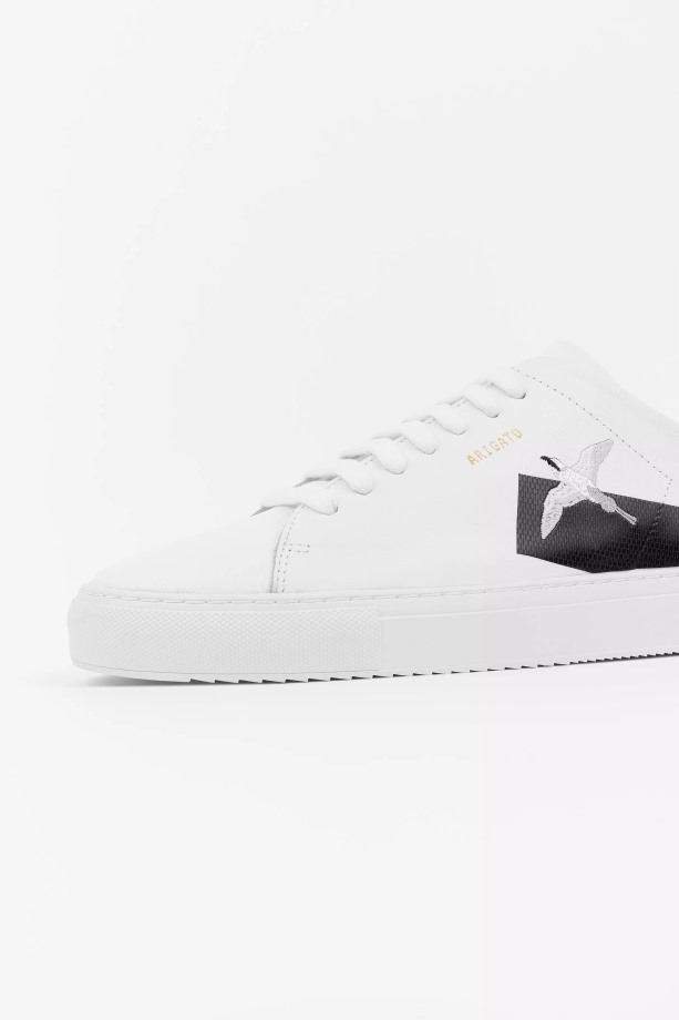 Axel Arigato Wit Zwart Clean 90 Tape Bird