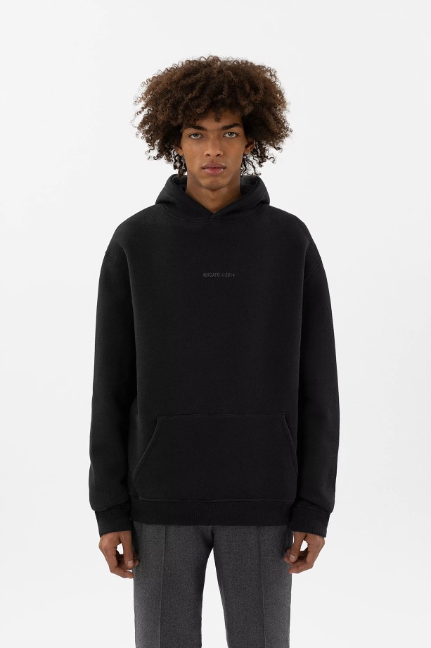 Monogram Hoodie Zwart Axel Arigato