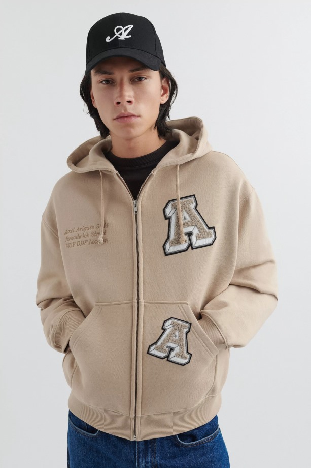 Axel Arigato Licht Taupe Illusie Hoodie