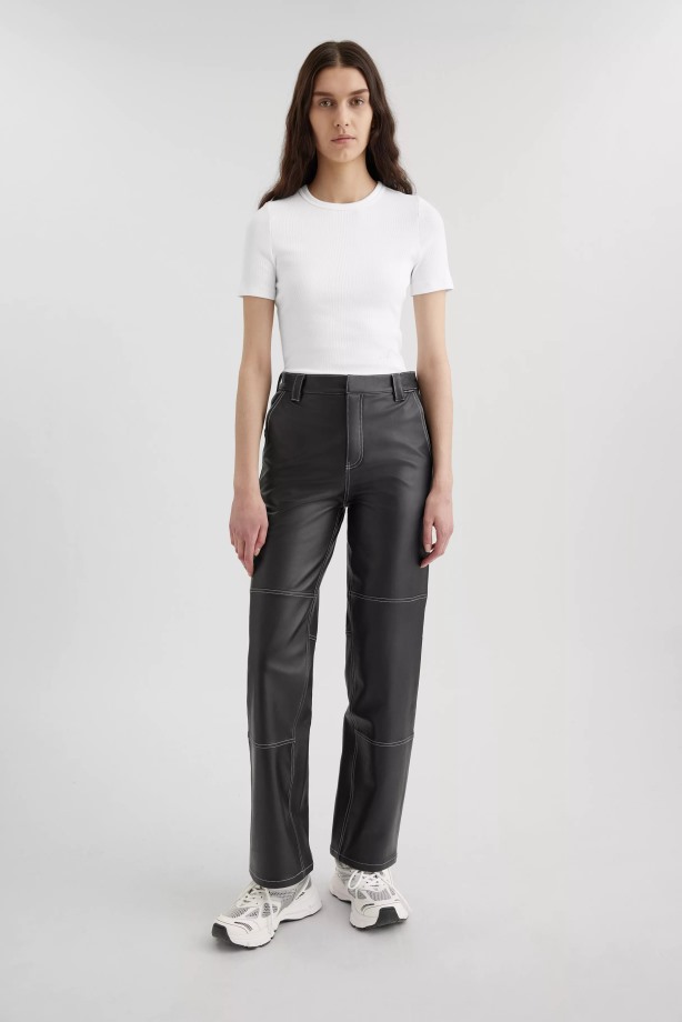 Axel Arigato Signature Slim Rib T-shirt Wit