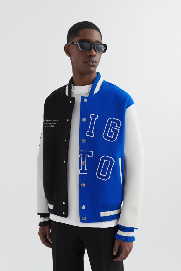 Axel Arigato Blauw Zwart Offensief Varsity Jack