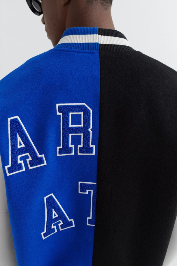 Axel Arigato Blauw Zwart Offensief Varsity Jack