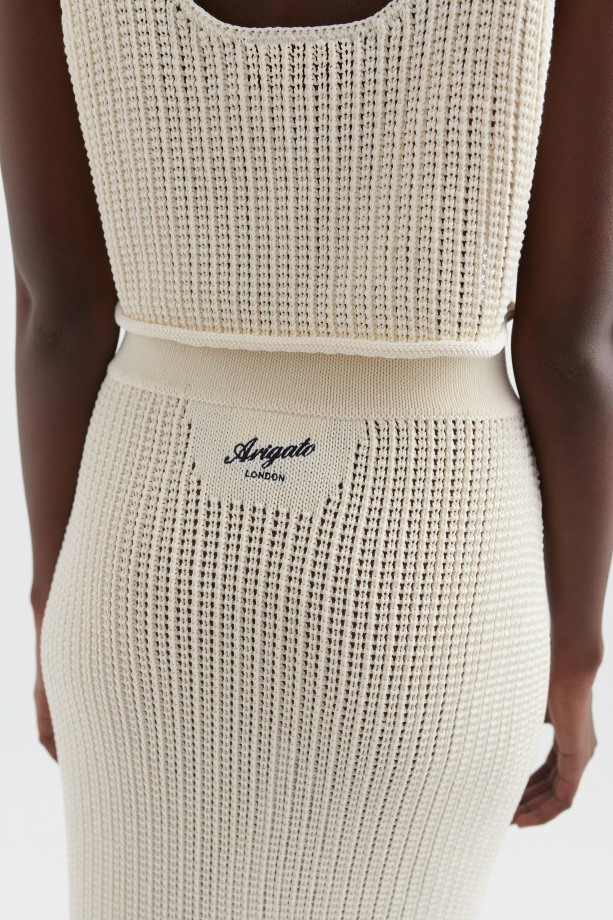 Axel Arigato Grid Rok Gebroken Wit