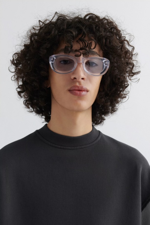 Echo Zonnebril Helder Kristalblauw Axel Arigato