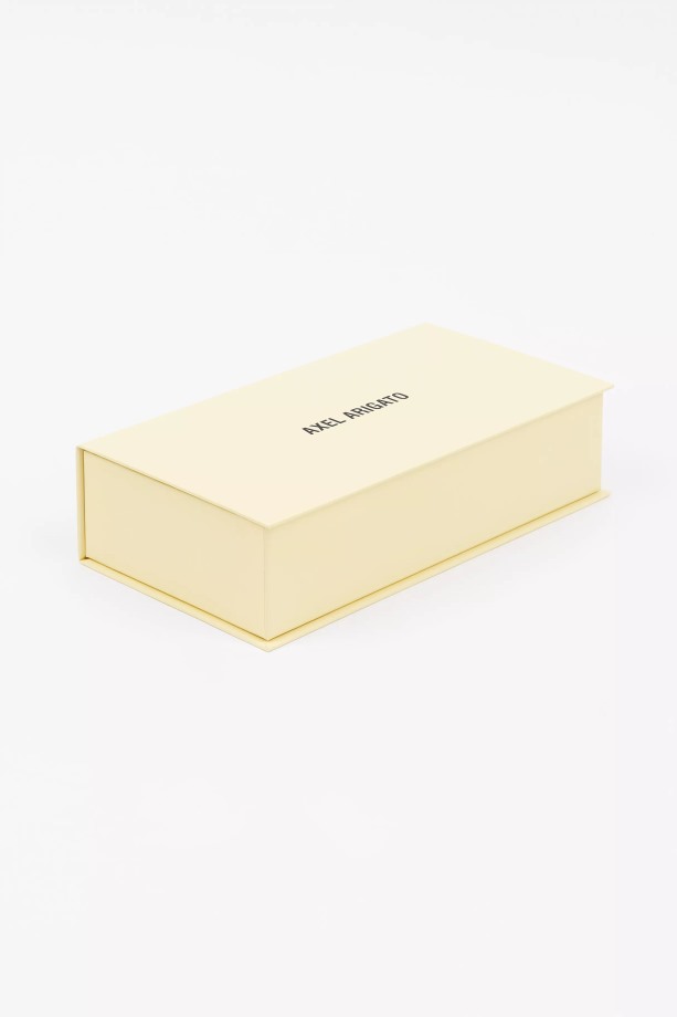 Arena Rechthoekige Zonnebril Axel Arigato Wit