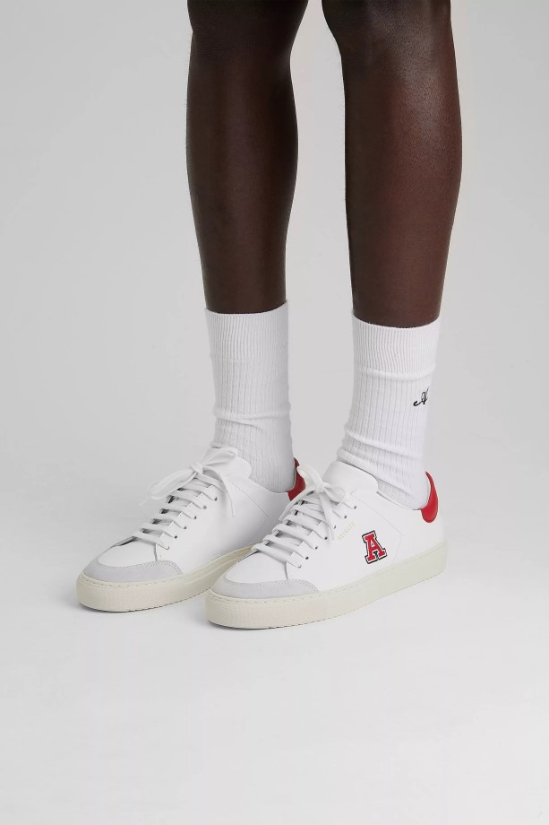 Clean 90 College A White Red Axel Arigato