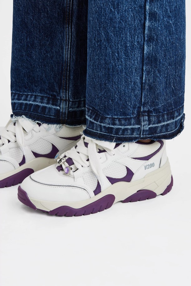 Axel Arigato Wit Paars Meerval Lo