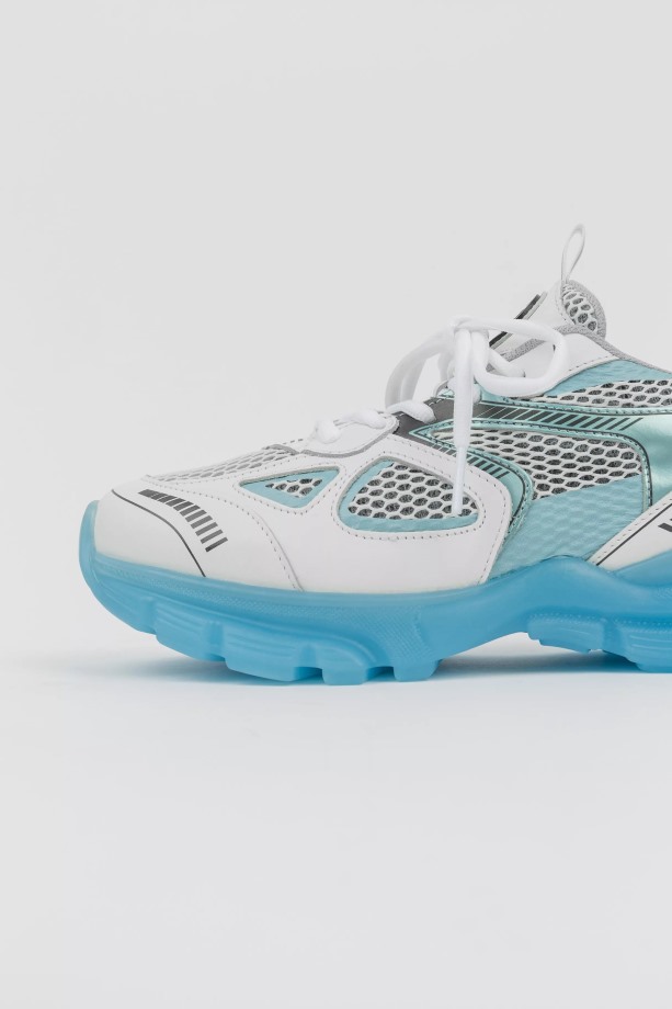 Axel Arigato Wit Blauwe Marathonloper