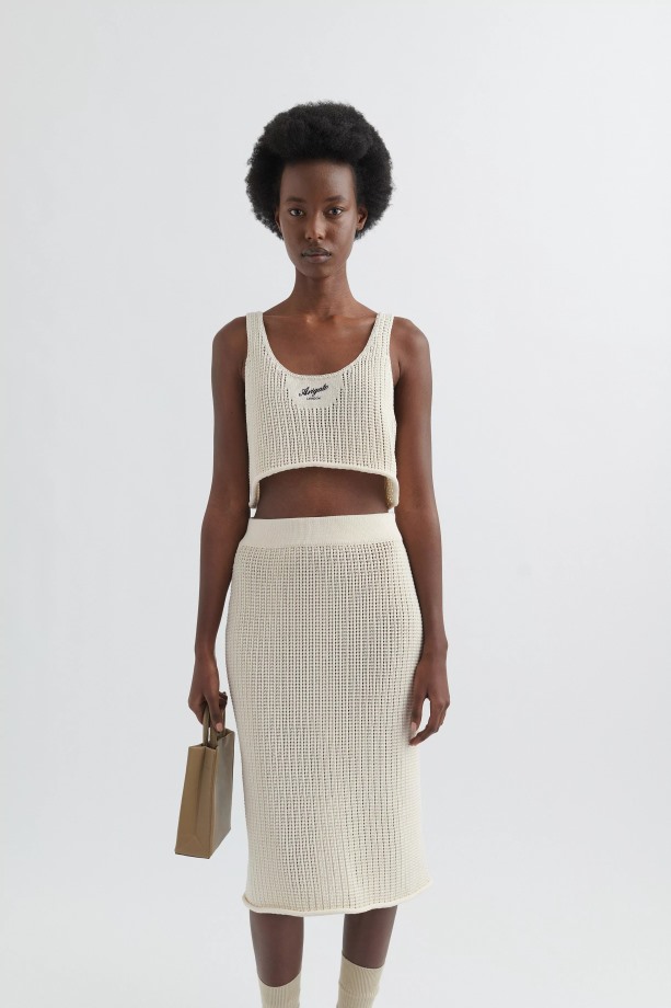 Axel Arigato Off White Grid Tanktop