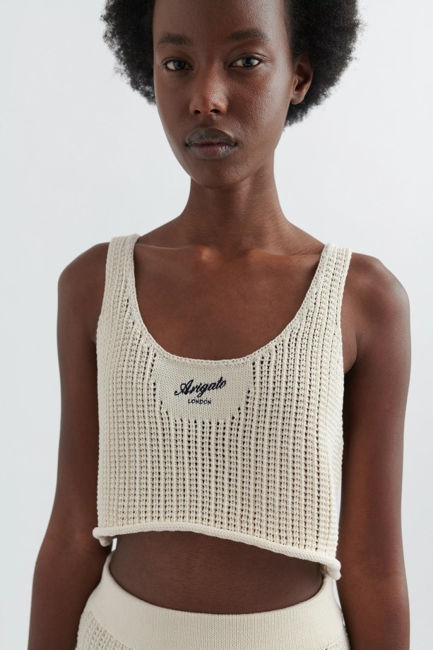 Axel Arigato Off White Grid Tanktop