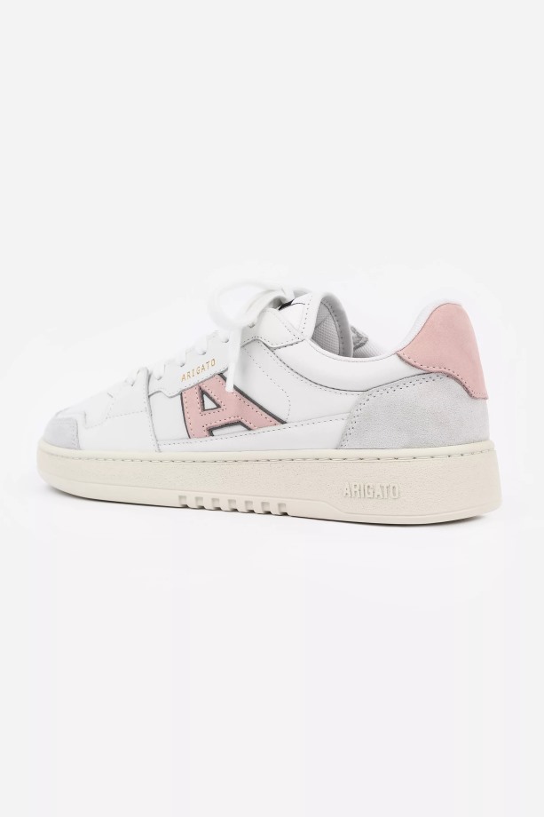 Axel Arigato Wit Roze A-Dice Lo Sneaker