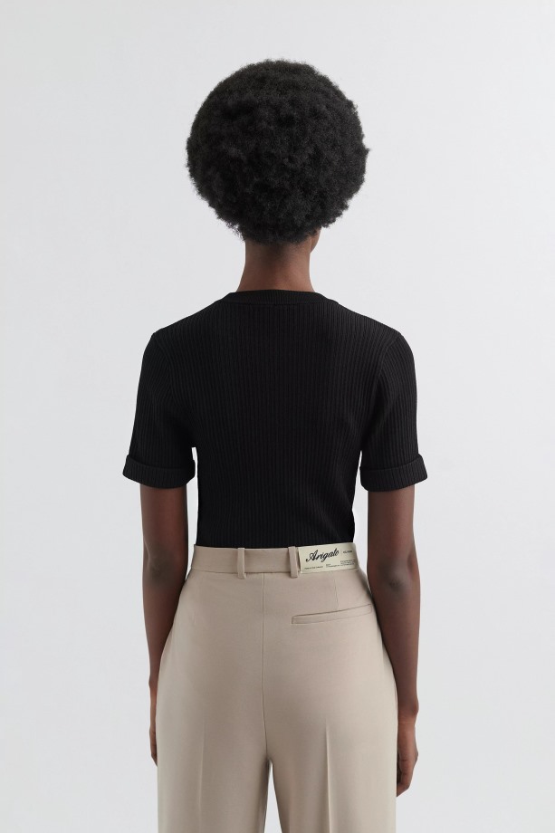 Honor Gebreide T-shirt Axel Arigato Zwart