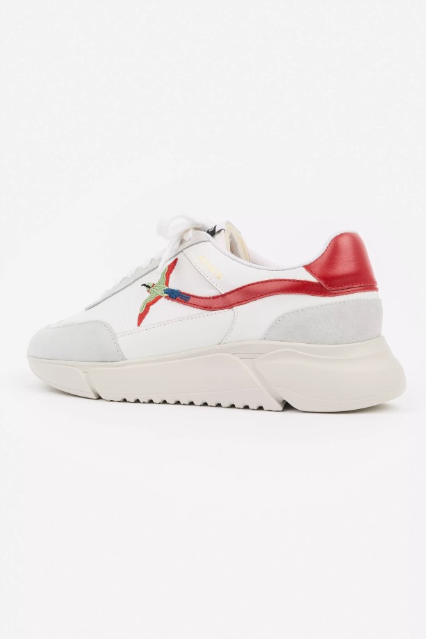 Axel Arigato Genesis Stripe Bij Vogel Wit Rood