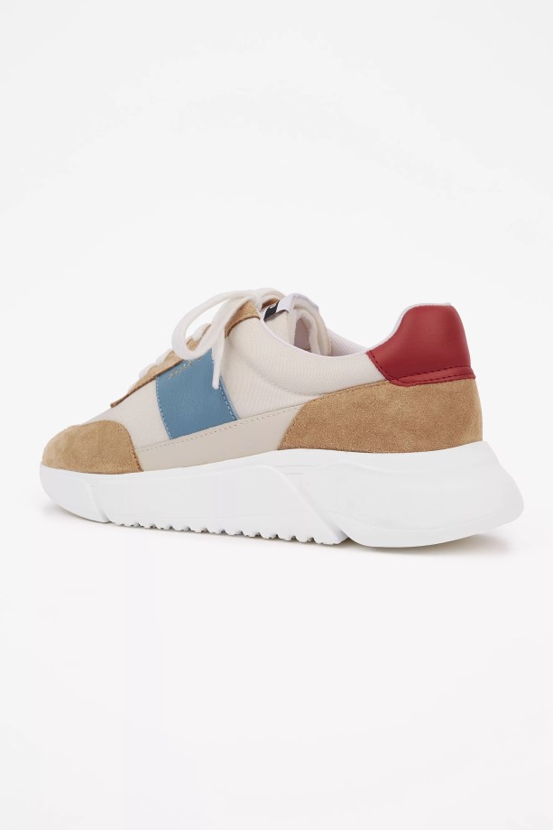 Genesis Vintage Loper Bruin Rood Blauw Axel Arigato