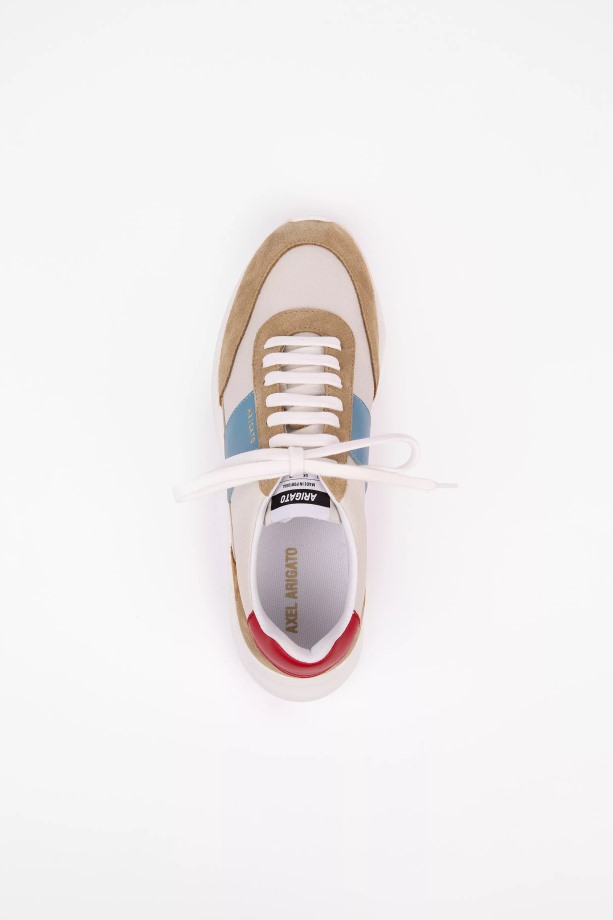 Genesis Vintage Loper Bruin Rood Blauw Axel Arigato