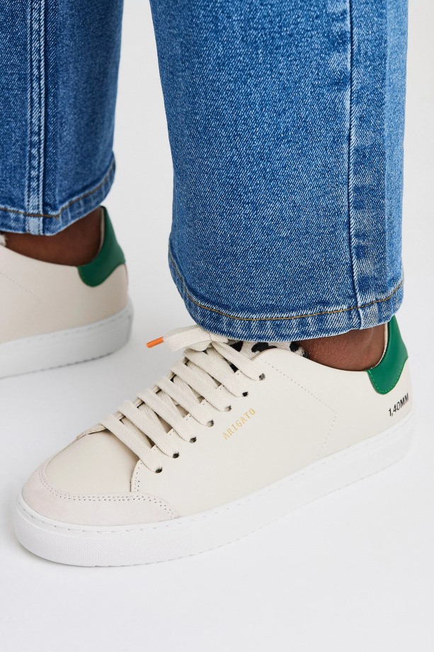 Axel Arigato Clean 90 Triple Animal Cremino Donkergroen Luipaard