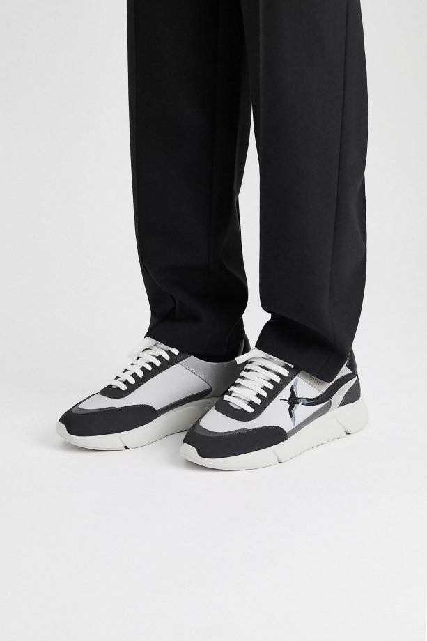 Genesis Streep Bij Vogel Grijs Axel Arigato