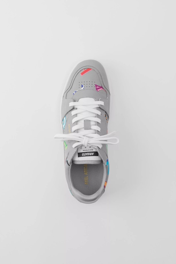 Axel Arigato Grijze Dobbelstenen Lo Monogram