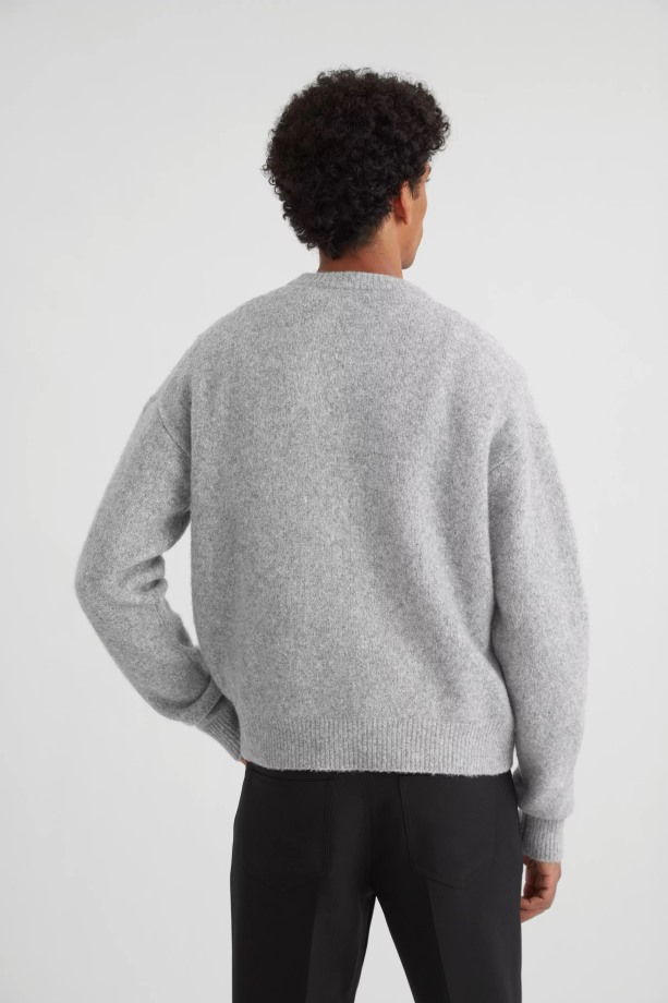 Team Trui Axel Arigato Grijs Gemêleerd