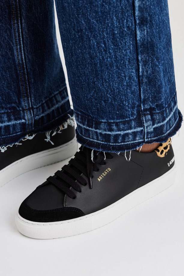 Clean 90 Triple Animal Axel Arigato Black Leopard Cremino