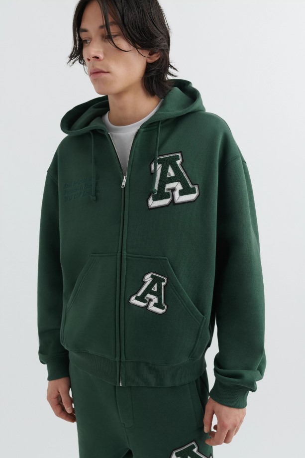 Illusion Hoodie Donkergroen Axel Arigato
