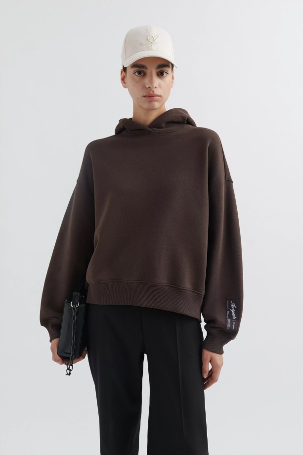 Local Hoodie Axel Arigato Donkerbruin