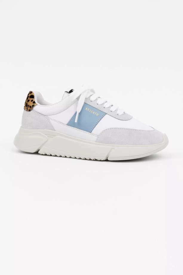 Genesis Vintage Runner Axel Arigato Stoffige Blauwe Luipaard