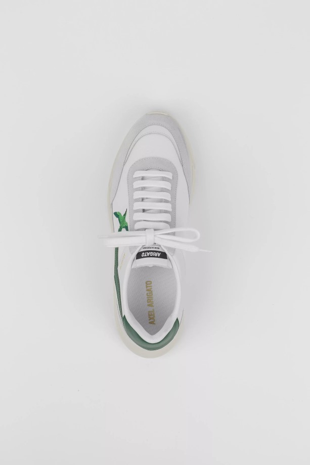 Genesis Streep Bij Vogel Wit Groen Axel Arigato