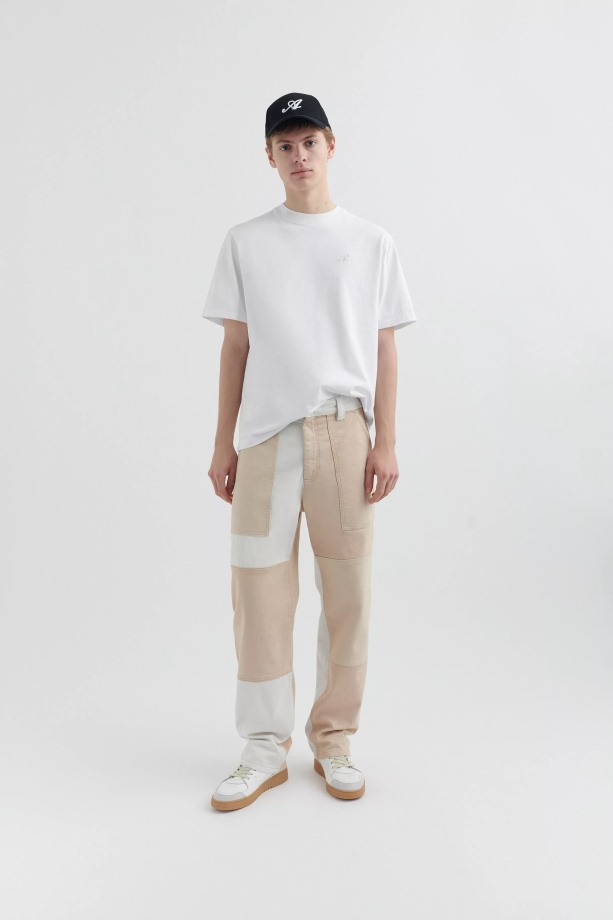 Patch Broek Axel Arigato Beige Lichtbeige