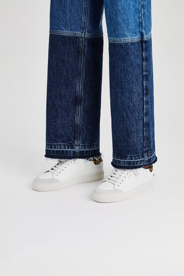 Axel Arigato Witte Luipaard Cremino Clean 90 Triple Animal