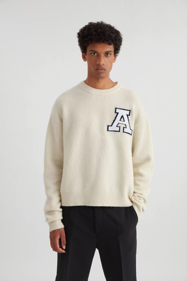 Team Trui Ecru Axel Arigato