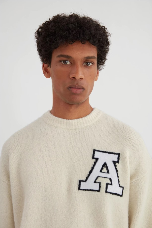 Team Trui Ecru Axel Arigato